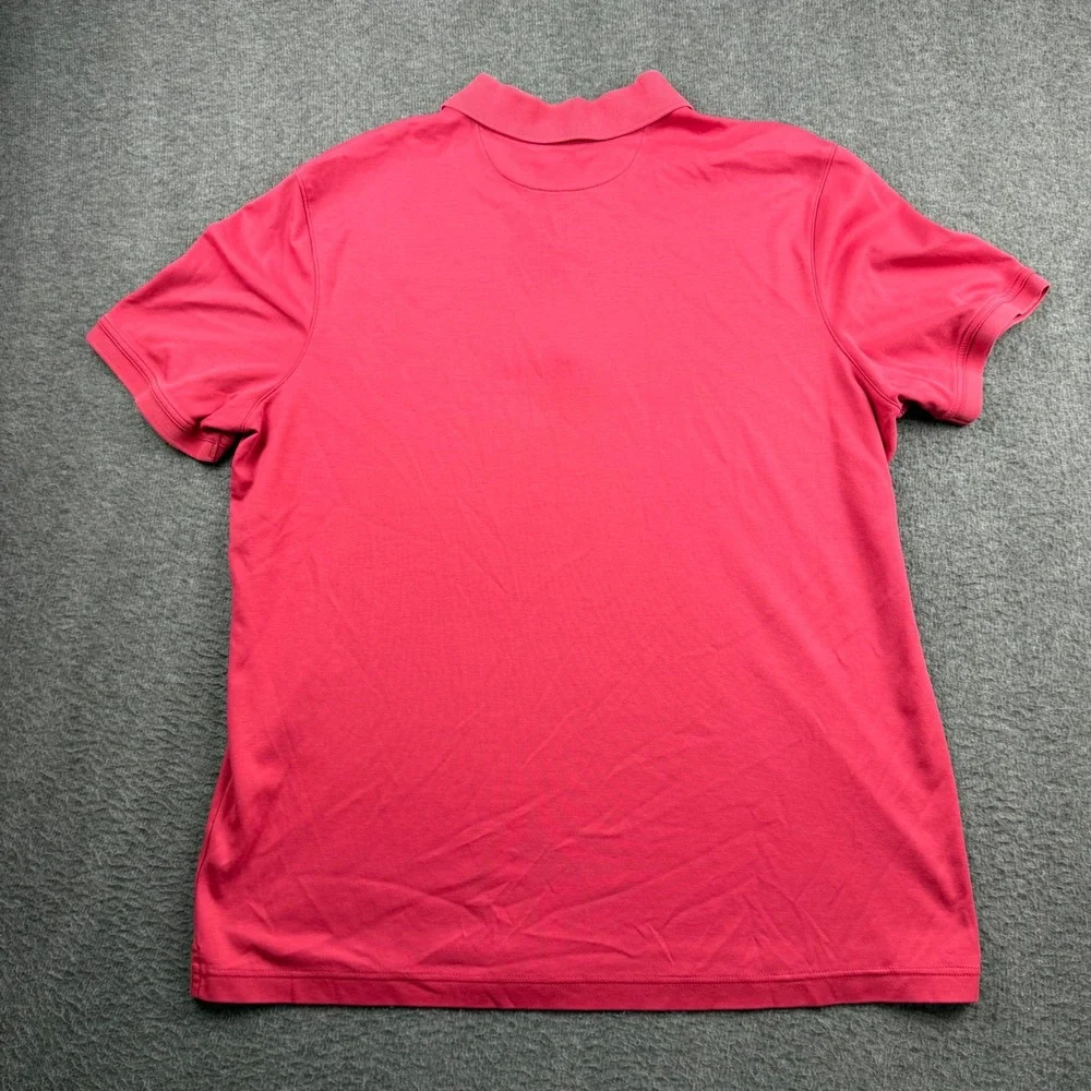 Banana Republic Polo‎ Shirt Mens XL Pink Short Sleeve 100% Cotton Casual